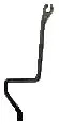 Gas Pedal Rod, Used, 70-81 Firebird Ta Camaro 1