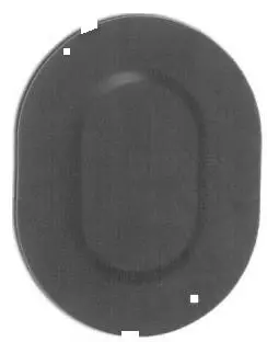 Floor Trunk Drain Plug ,Notched New  64-81 1