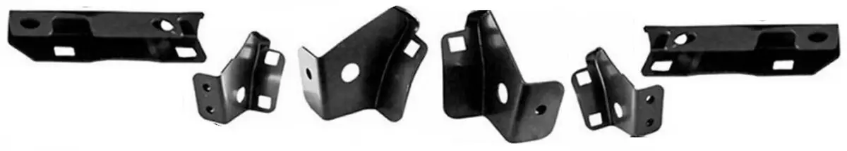 Rear Bumper Bracket Set ,New 70-73 Firebird Trans Am 1