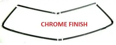 Rear Window Molding Set ,Chrome,Used 73-7 Monte Grand Prix 1