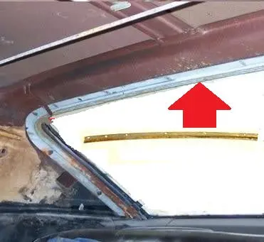 Headliner Rear Retainer ,Top Used 68-72 A-Body 1