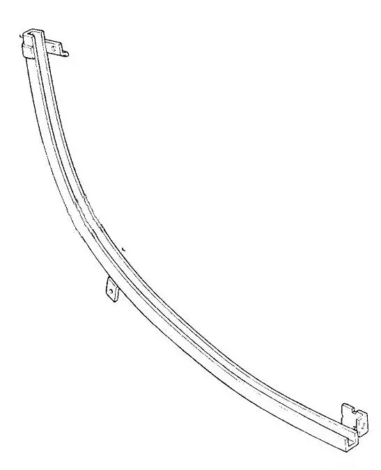 Quarter Glass Track, Left Convertible Used 61-4 B-Body 1
