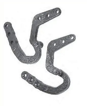 Tailgate Hinges, Pair, New 68-72 El Camino 1