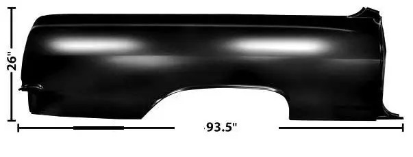 Quarter Panel, Right, Full, 64-65 El Camino 1