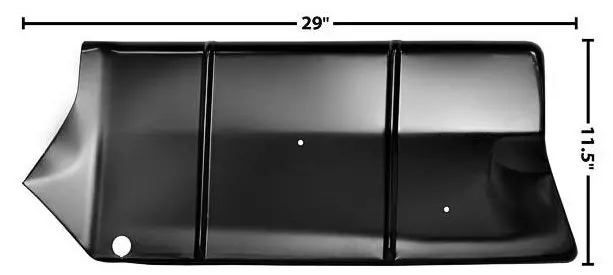 Quarter To Bed Filler Panel, Left, 64- 67 El Camino 1