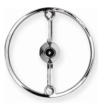 Park Light Lens Trim, Chrome, New, 74-77 Camaro 1