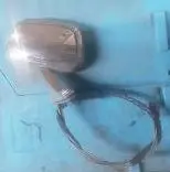 Door Mirror ,Left Remote Chrome, Used 73-75 Impala 1
