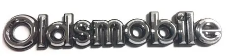 Trunk Lid Emblem,"Oldsmobile", New, 81-88 Cutlass & More 1