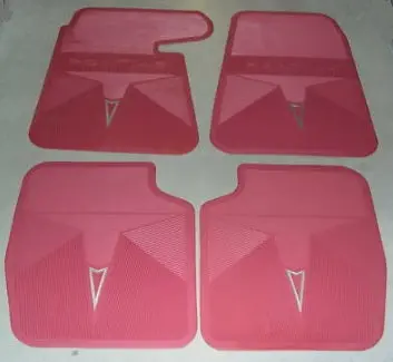 Floor Mats ,Red, Original Style 64-5 Gto 64-70 Big Cars 1