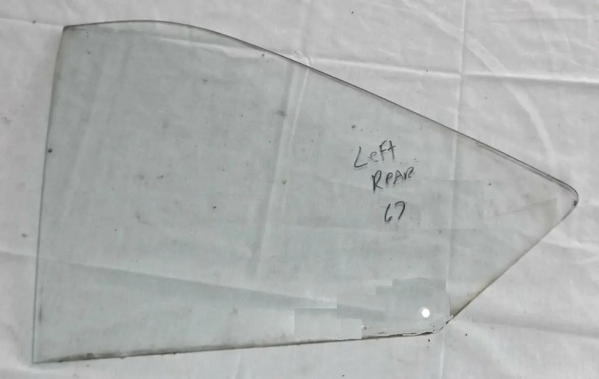Quarter Glass, Sedan, Left, Used, 66-67 Gto F85 Skylark 1