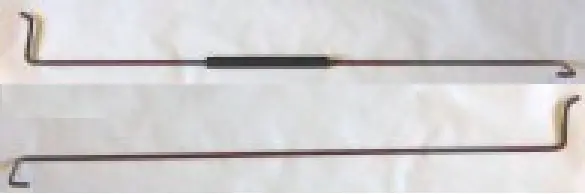 Trunk Lid Rods ,Used, Pair, 66-67 Gto Chevelle Skylark 1