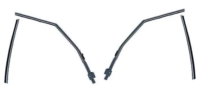 Quarter Glass Channel Kit ,Sedan New  65 66 B-Body 1