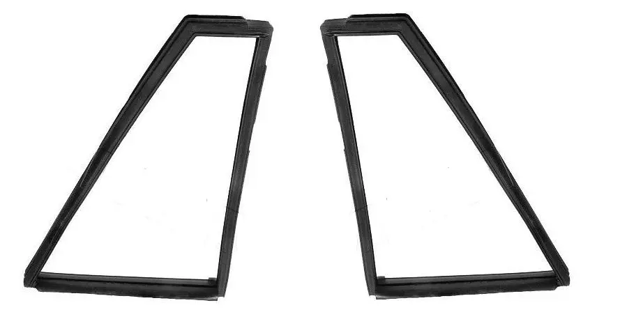 Rear Vent Glass Seals, New, Pr, 62-67 Nova Wagon 1