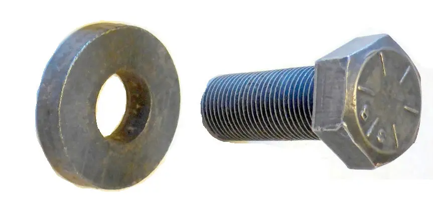 Harmonic Balancer Bolt & Washer, New, V8, 68-79 Pontiac Motors 1