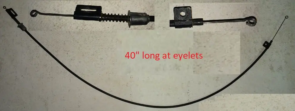 Heater Temp Cable, W/Ac, Used, 70-2 Chevelle Monte 1