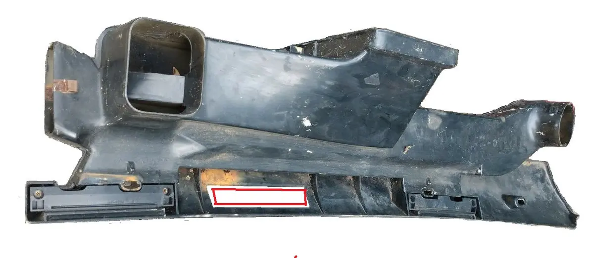Under Dash Duct Panel, Ac, Lap Vent, Used, 68 Gto 1