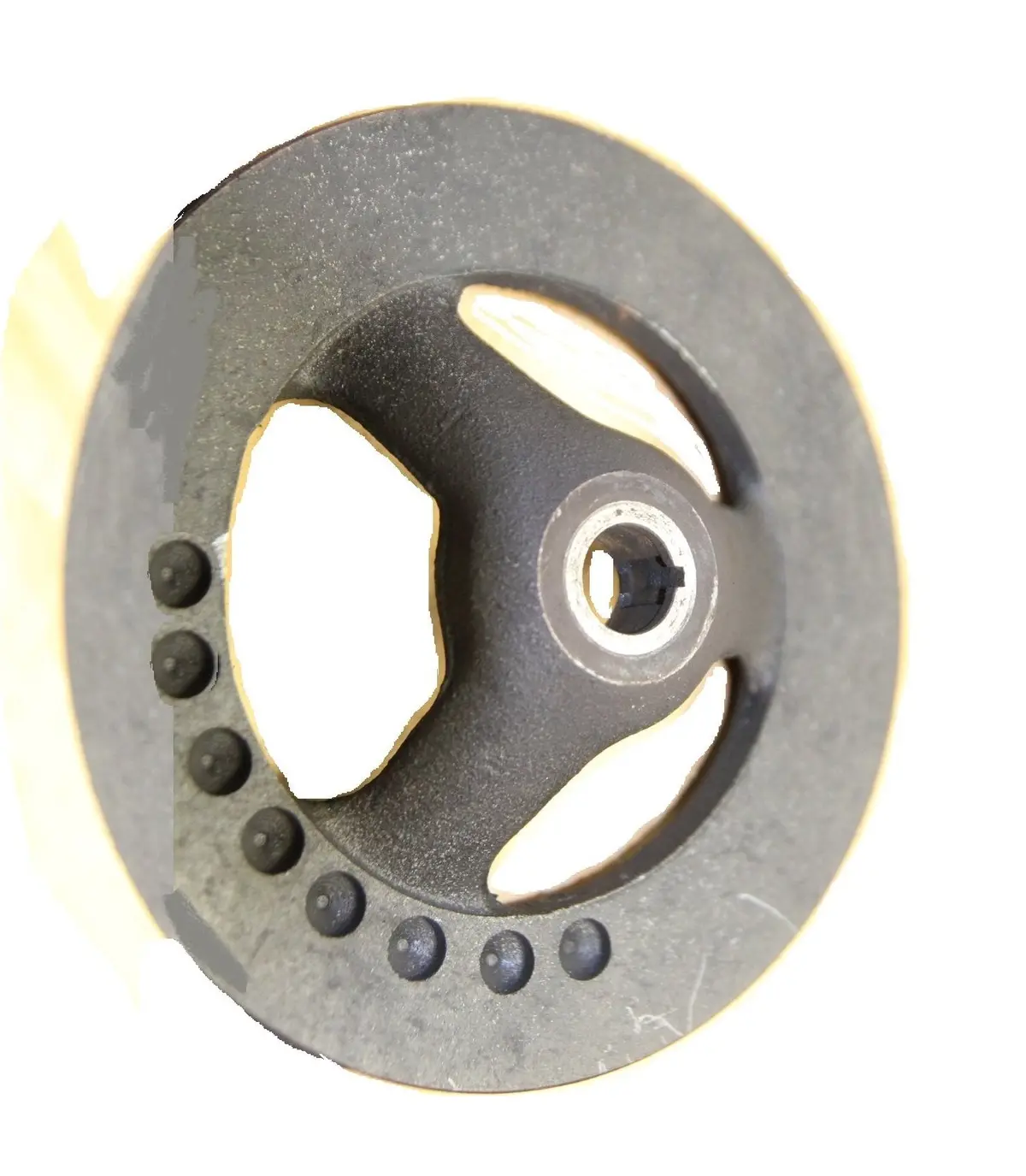 Power Steering Pump Pulley, Cast Iron, New, 61-74 Chevy Sb 1