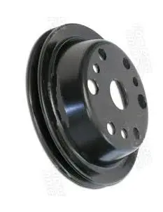 Crank Pulley, Add On Ps,1 Groove, New, 64-68 Chevy Sb 1