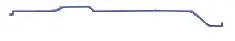 Door Opening Rod ,Right Horizontal Used 70-72 A-Body 1