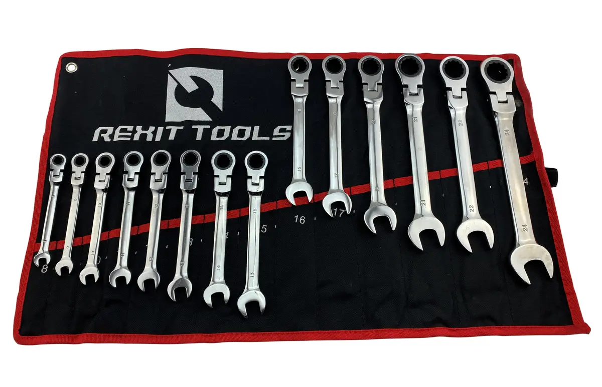 Wrench Set 8Mm 9Mm 10Mm 11Mm 12Mm 13Mm 14Mm 15Mm 16Mm 17Mm 19Mm 21Mm 22Mm 24Mm 1