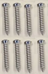 Headlight Bezel Screw Set , 8 Pcs New 69 Firebird 1