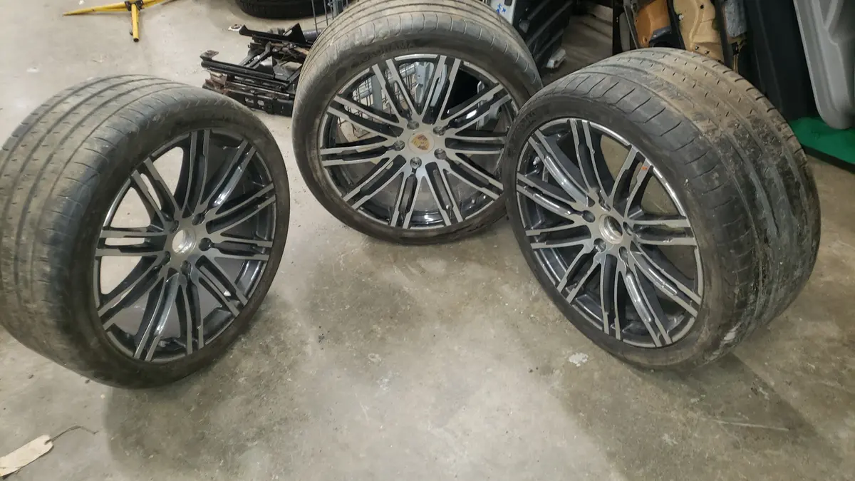 15 16 17 18 21" Porsche Cayenne Macan Wheels Rim Free Tires Set 3 Wheel 1
