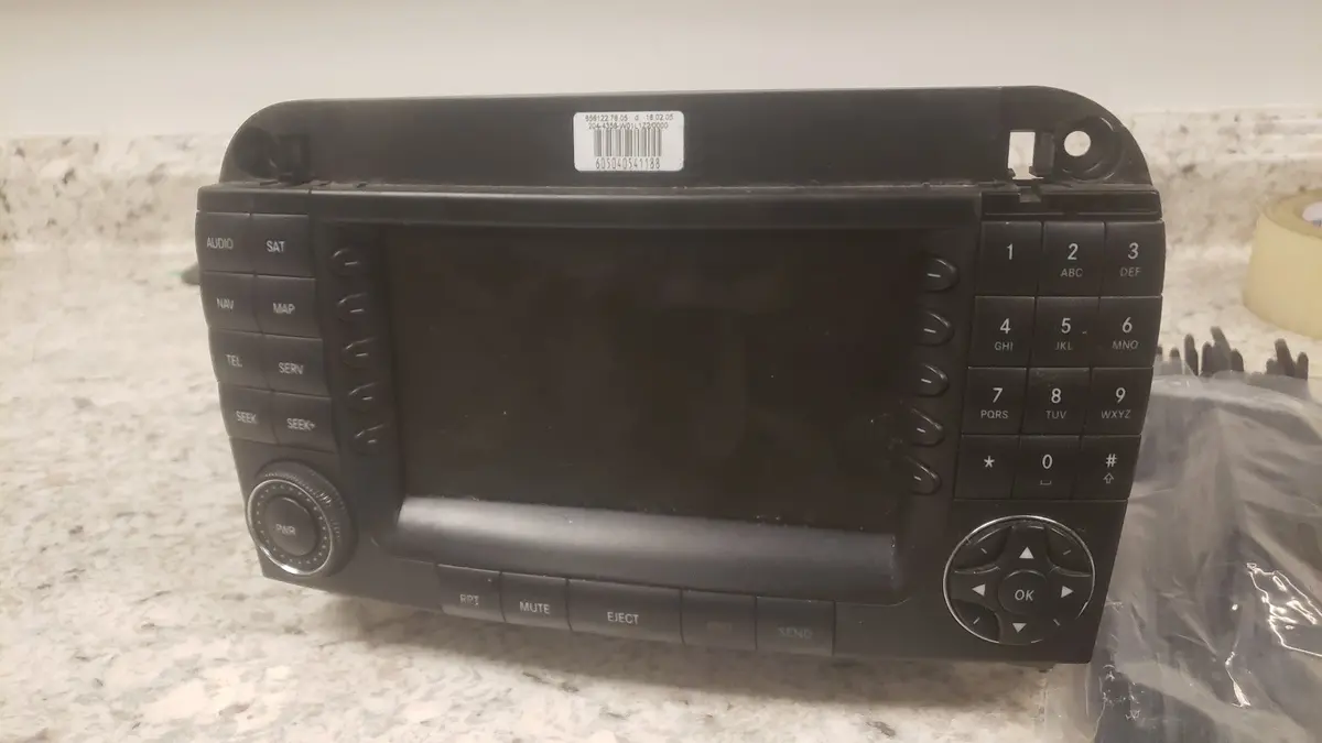 04 - 06 Mercedes W220 S500 Cl500 Navigation Command Comand Head Unit Gps Cd Oem 1