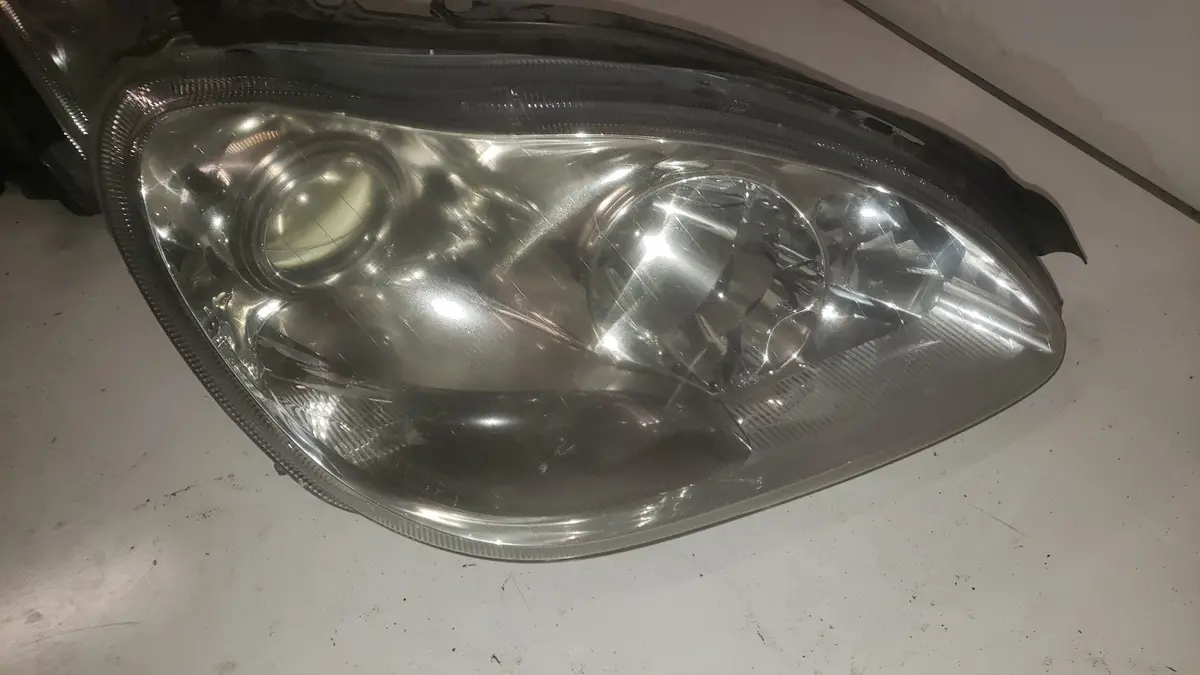 03 -06 Mercedes W220 S500 S600 Xenon Passenger Headlight Lamp Light Assembly Oem 2