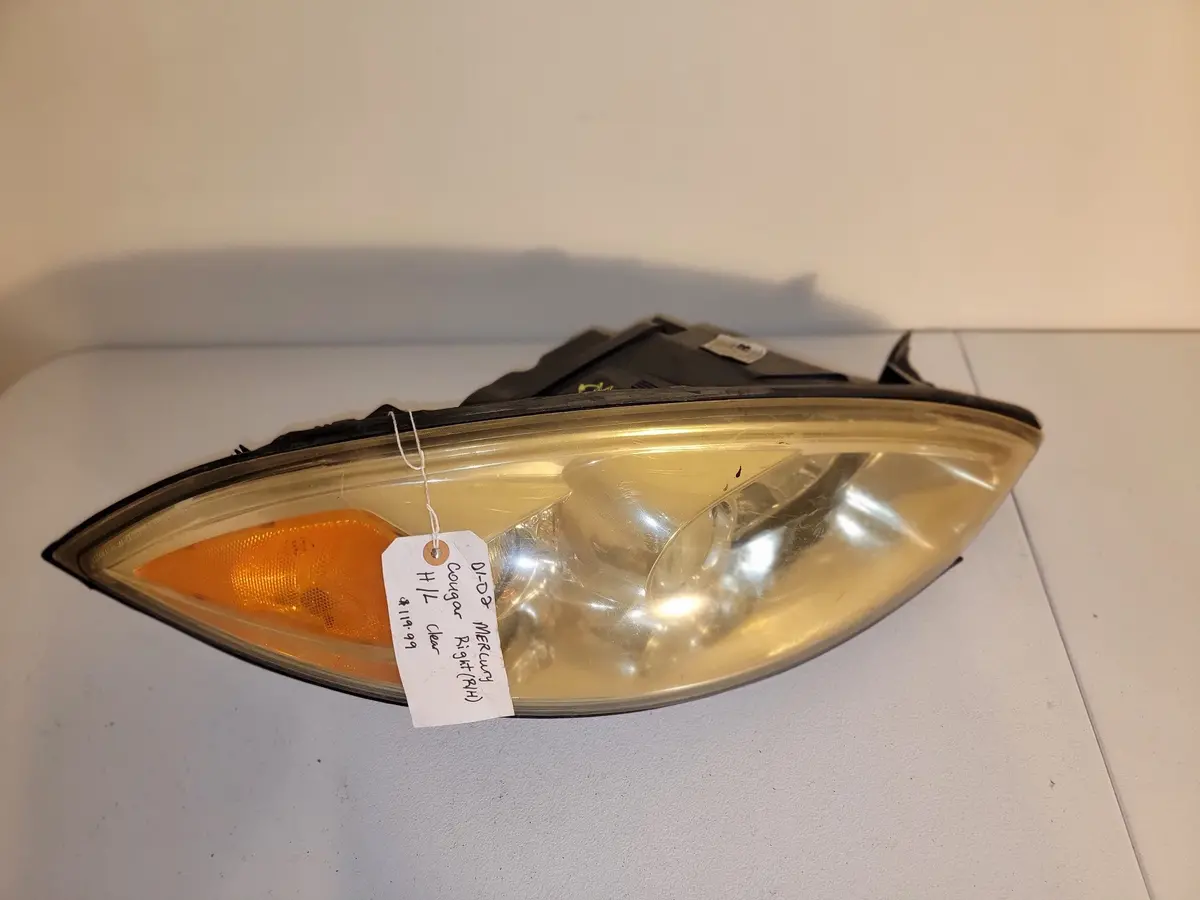 01 02 Mercury Cougar Front Right Side Headlight Lamp Assembly Oem 1