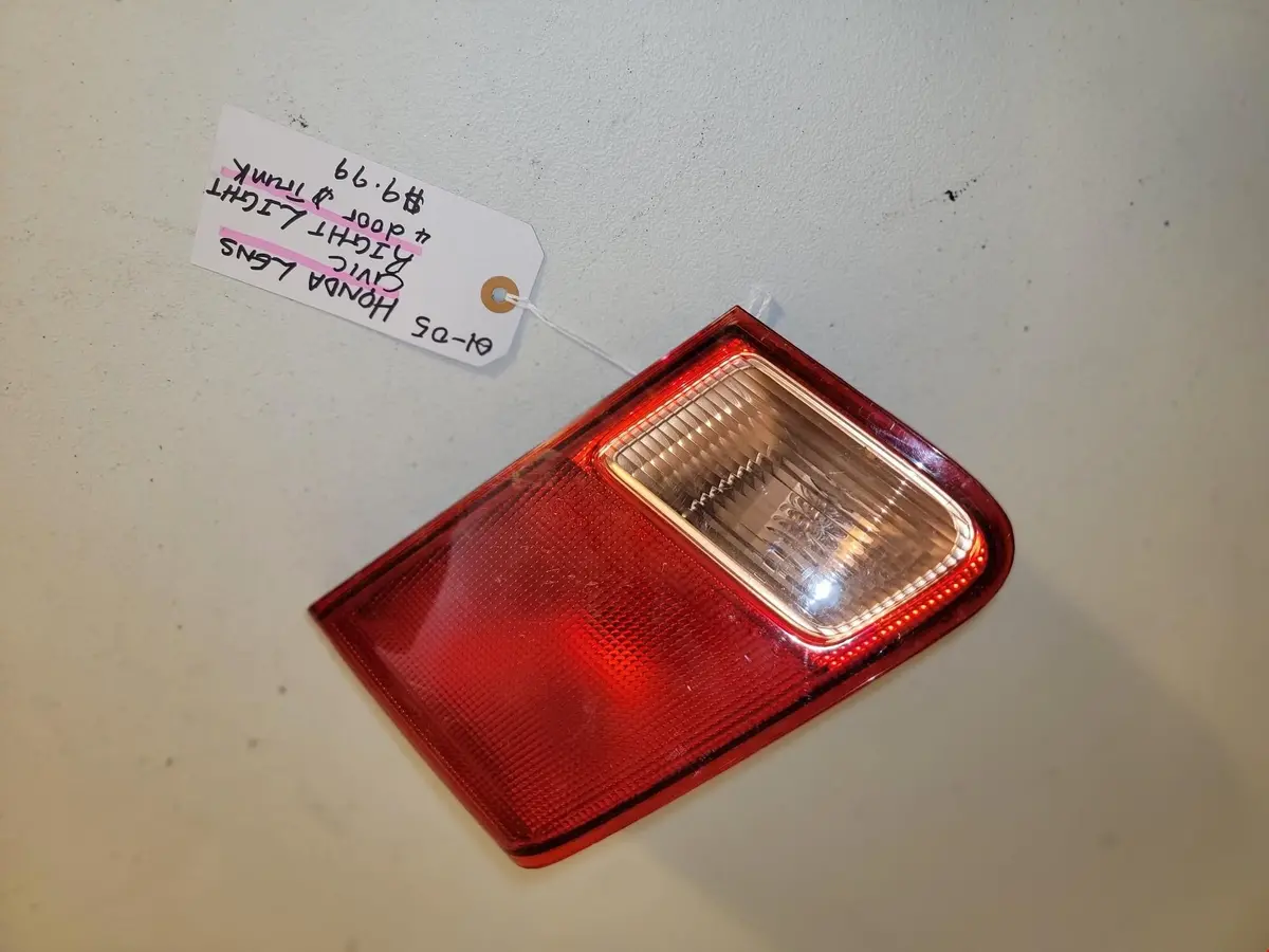 01 02 03 04 05 Honda Lens Civic Right Tail Light 4 Door & Trunk Oem 1