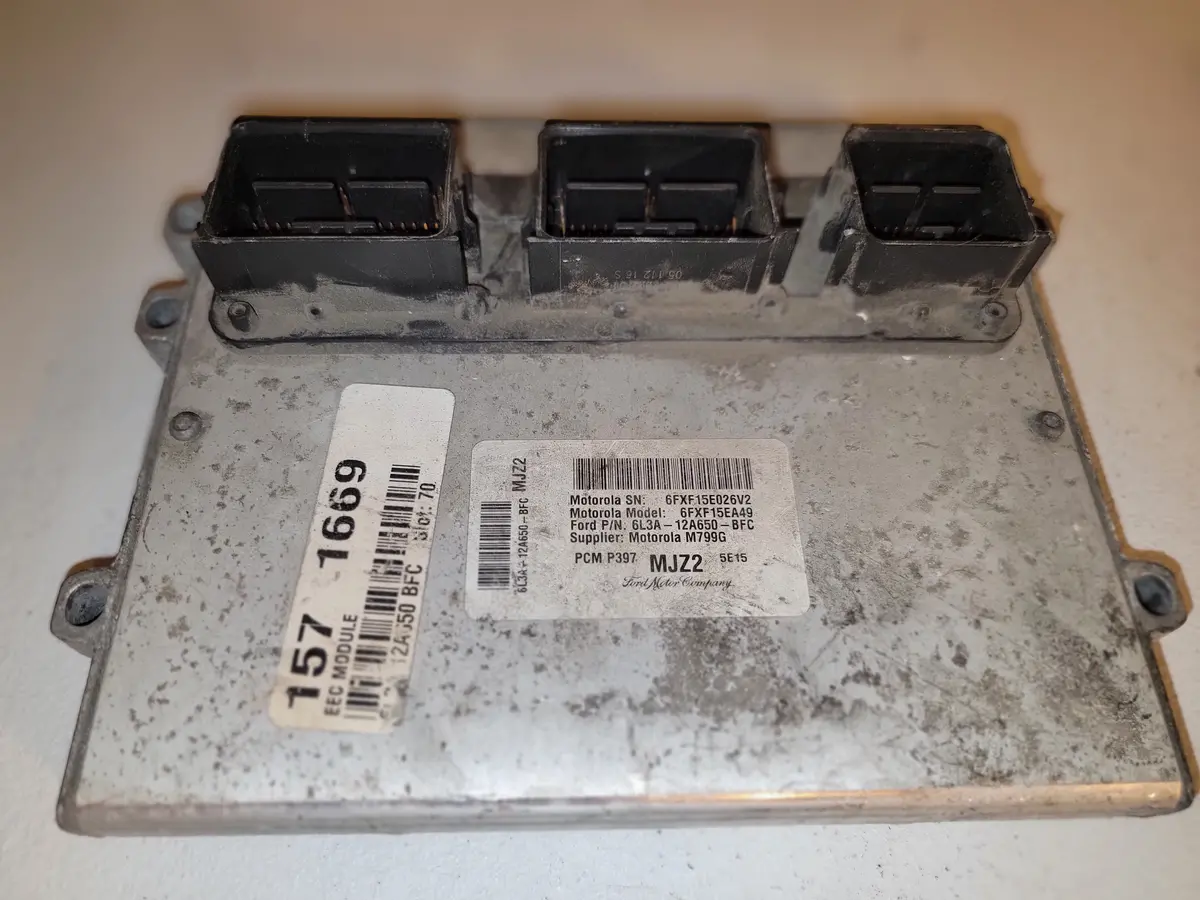 2006 Ford F150 Engine Computer Module Ecu Ecm 6L3a -12A650 -Bfc Oem 1