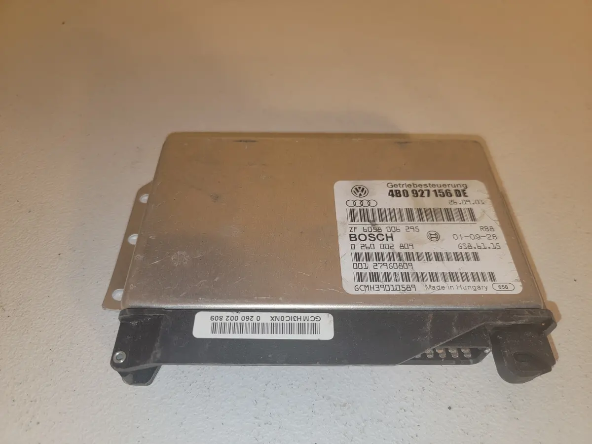 02 03 04 Audi A6 Tcu Tcm Transmission Computer 4B0927156de Oem 1