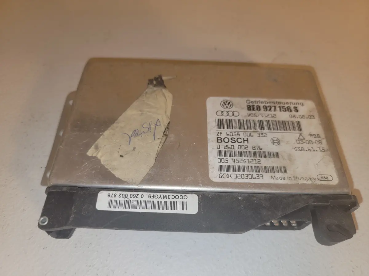 02 05 Audi A4 1.8L Transmission Control Module Unit 8E0927156s Tcm Tcu Oem 1