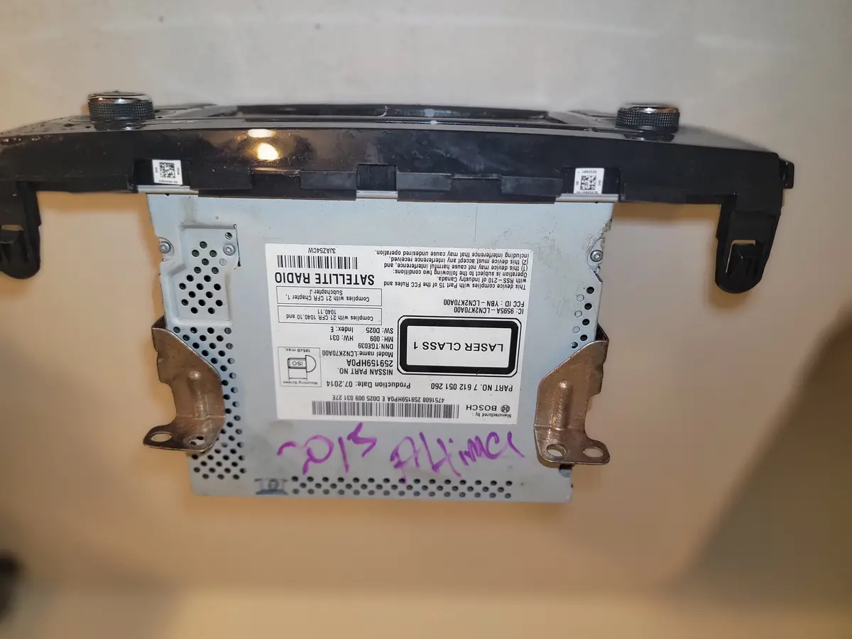 2015 Nissan Altima Cd Navigation Gps Radio Receiver 259159Hp0a Oem Lkq Oem 1