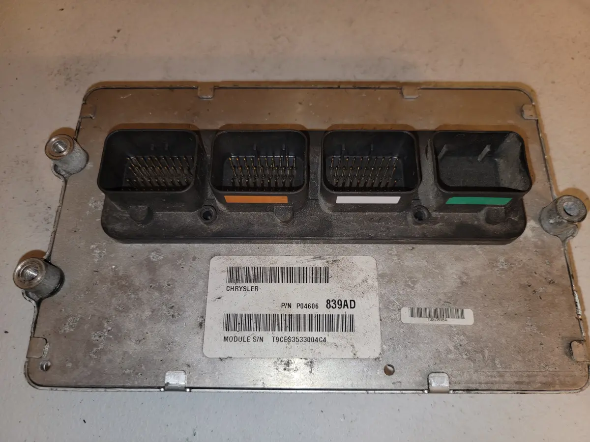 06 - 08 Chrysler 300 Charger 5.7 Engine Computer Control Module P04606839ad Oem 1