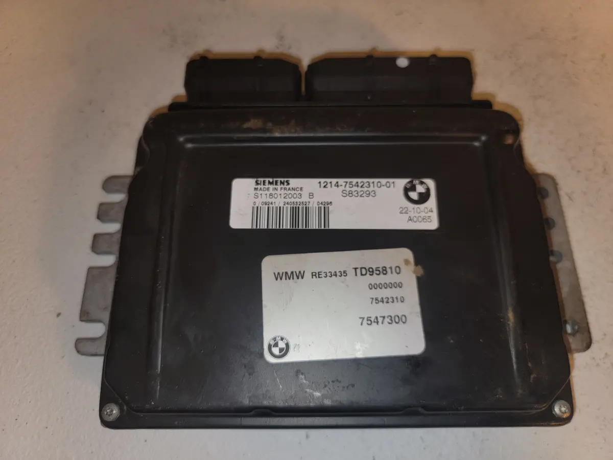 2005-2008 Mini Cooper Ecm Ecu Computer 1214-7542310-01 1