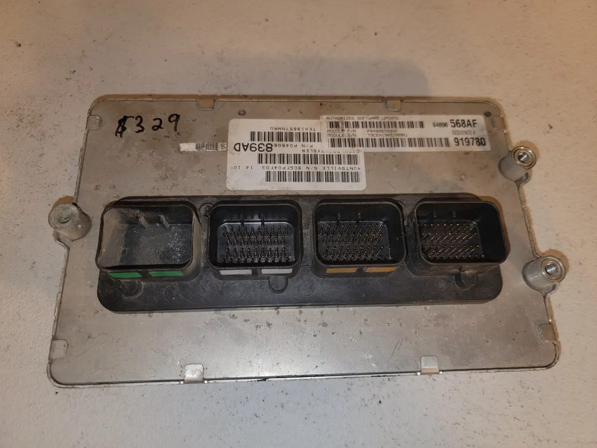 2006 Dodge Charger Chrysler 300 Hemi V8 Ecu Computer Pcm P04896568af Oem 1