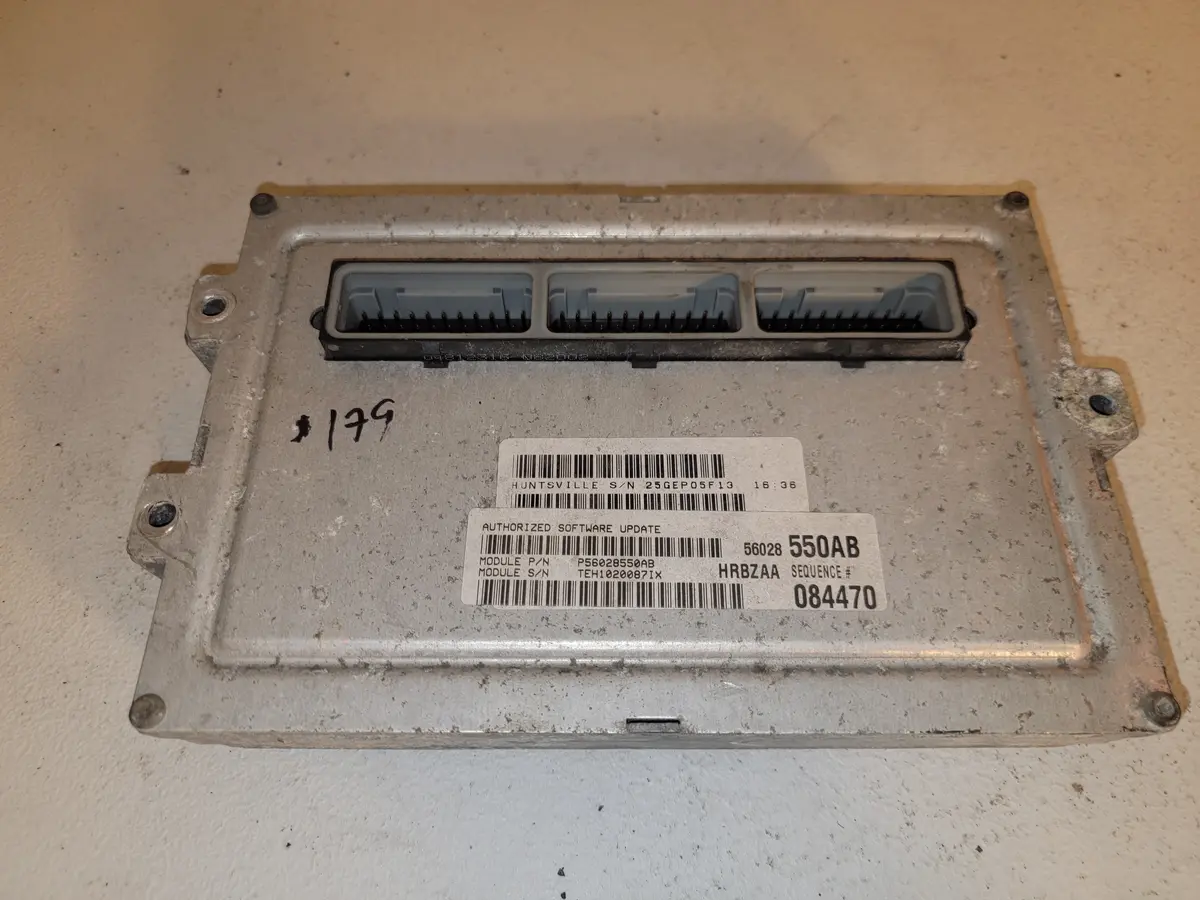 01 Dodge Ram 5.9L Engine Computer Module Ecm Ecu P56028550ab Oem 1