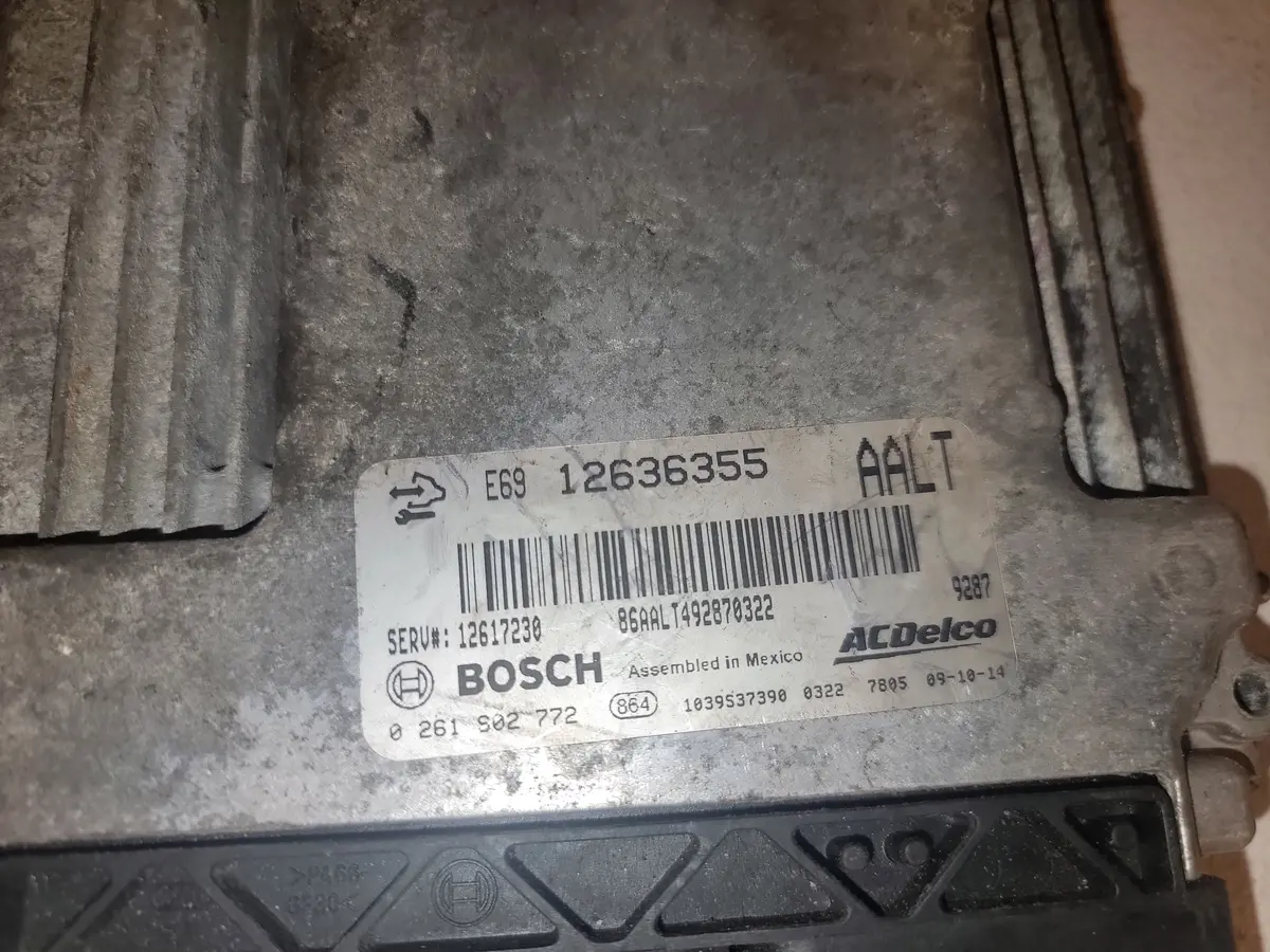 Engine Computer Programmed Plug & Play 2010 Chevy Traverse 12636355 Ecm Oem 1