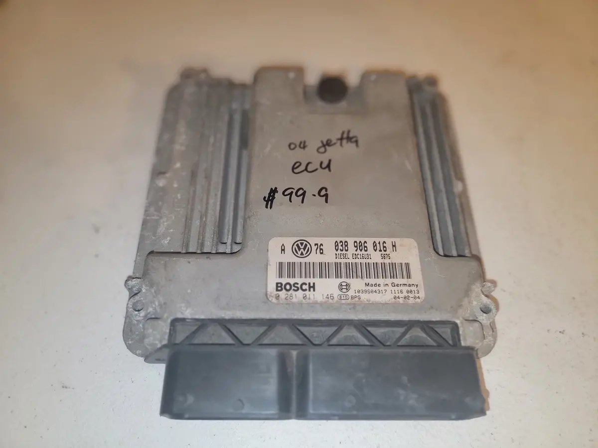 04 Jetta Engine Computer Unit 0380 906 016 H Ecm Oem 1