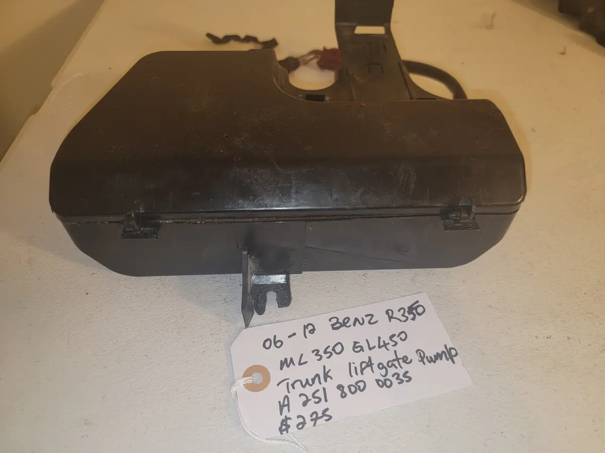 06-12 Benz R350 Ml350 Gl450 Trunk Liftgate Pump A 251 800 0035 Oem 1