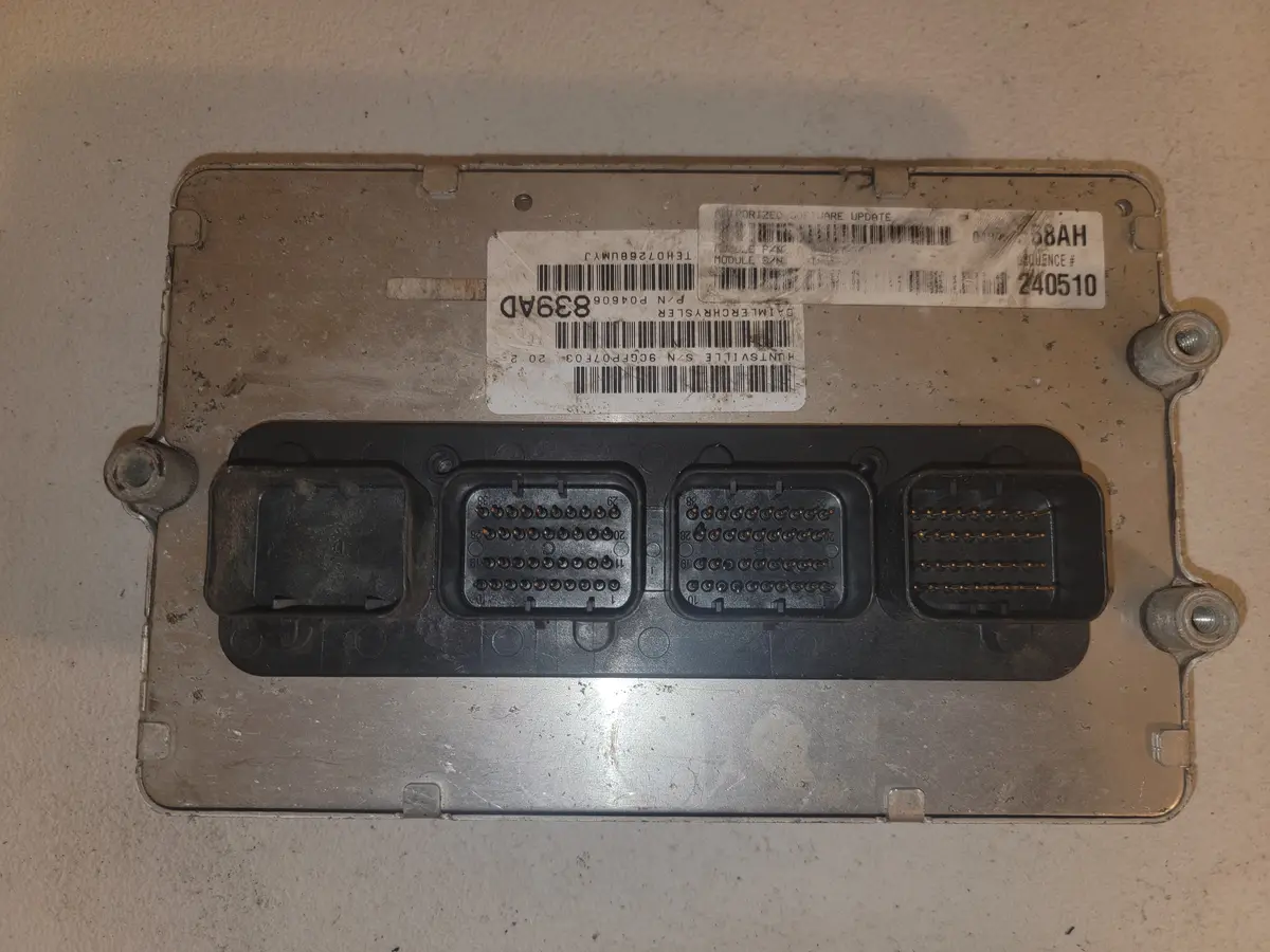 Copy Of 2006 Dodge Charger Chrysler Engine Computer Module Ecm P04606839ad 1