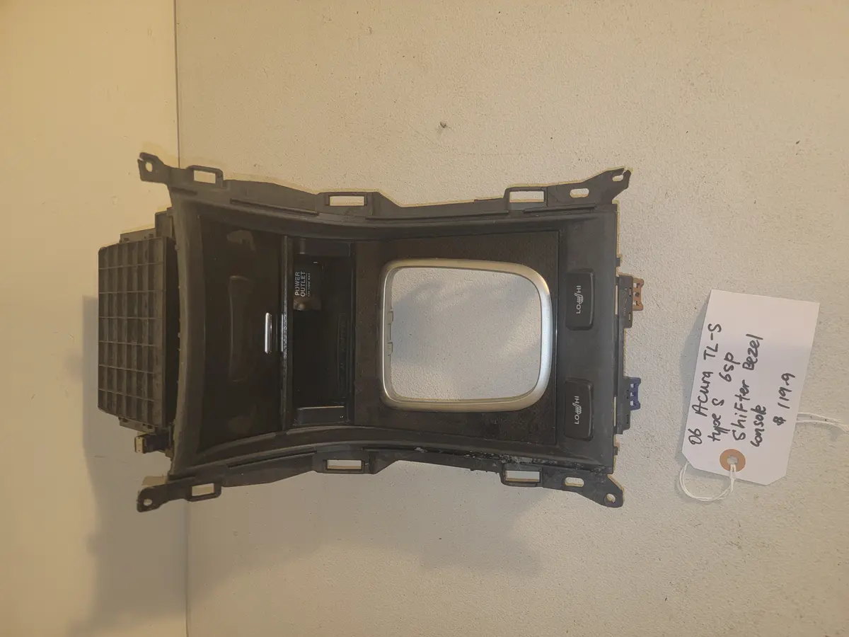 06 Acura Tl-S Type S 6 Speed Shifter Bezel Console Oem 1