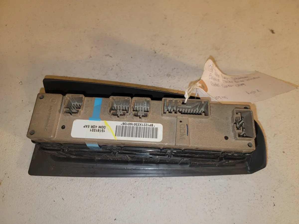 03-04 Tahoe Yukon Suburban Escalade Master Driver Window Control Switch 15181221 Oem 1