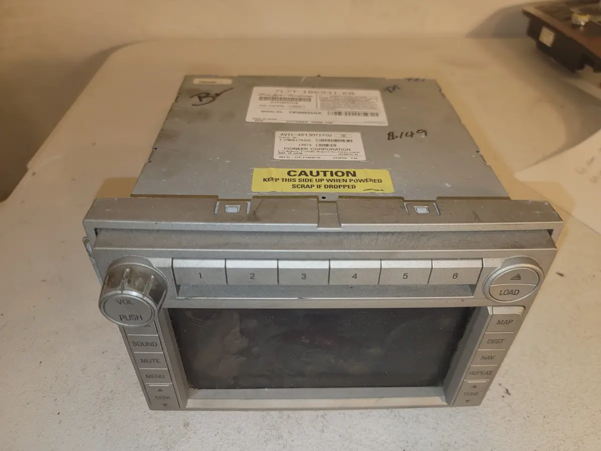 2007 07 Lincoln Navigator Am Fm Cd Thx Navigation Radio 7L7t-18K931-Eb Oem Lkq 1