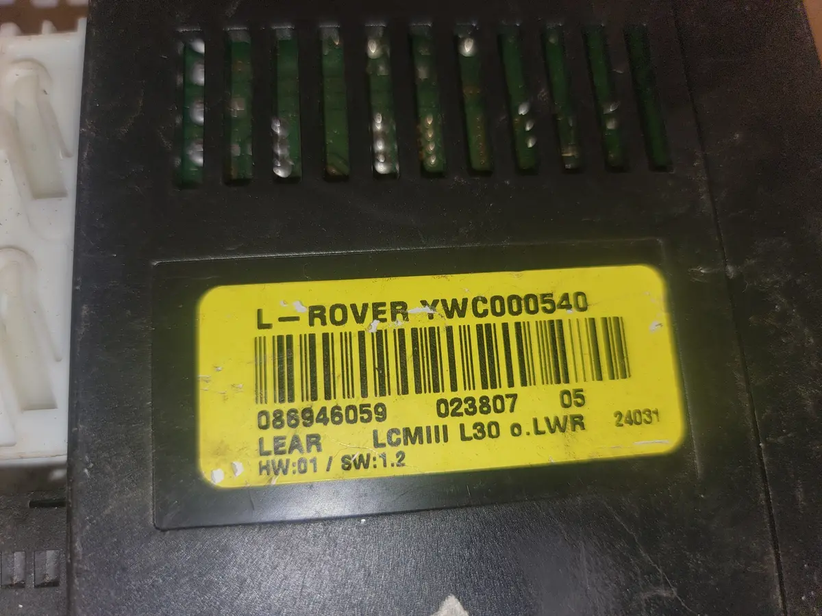 2003-2005 Land Range Rover Light Headlight Control Module Ywc000540 Oem 1