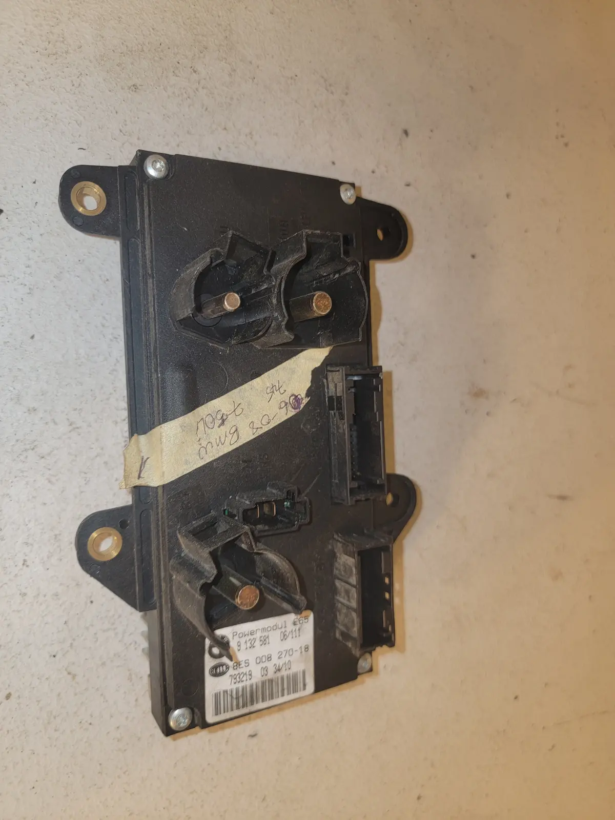 2006 - 2008 Bmw 745 750Li Power Supply Control Module 9132581 Oem 1