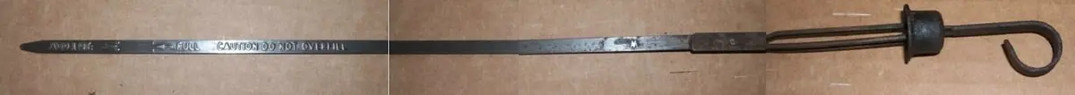 Engine Oil Dip Stick, V8 Used 64 Pontiacs 1