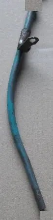 Oil Dip Stick Tube, Upper, No Ac, 9", Used, 61-65 Pontiac 1
