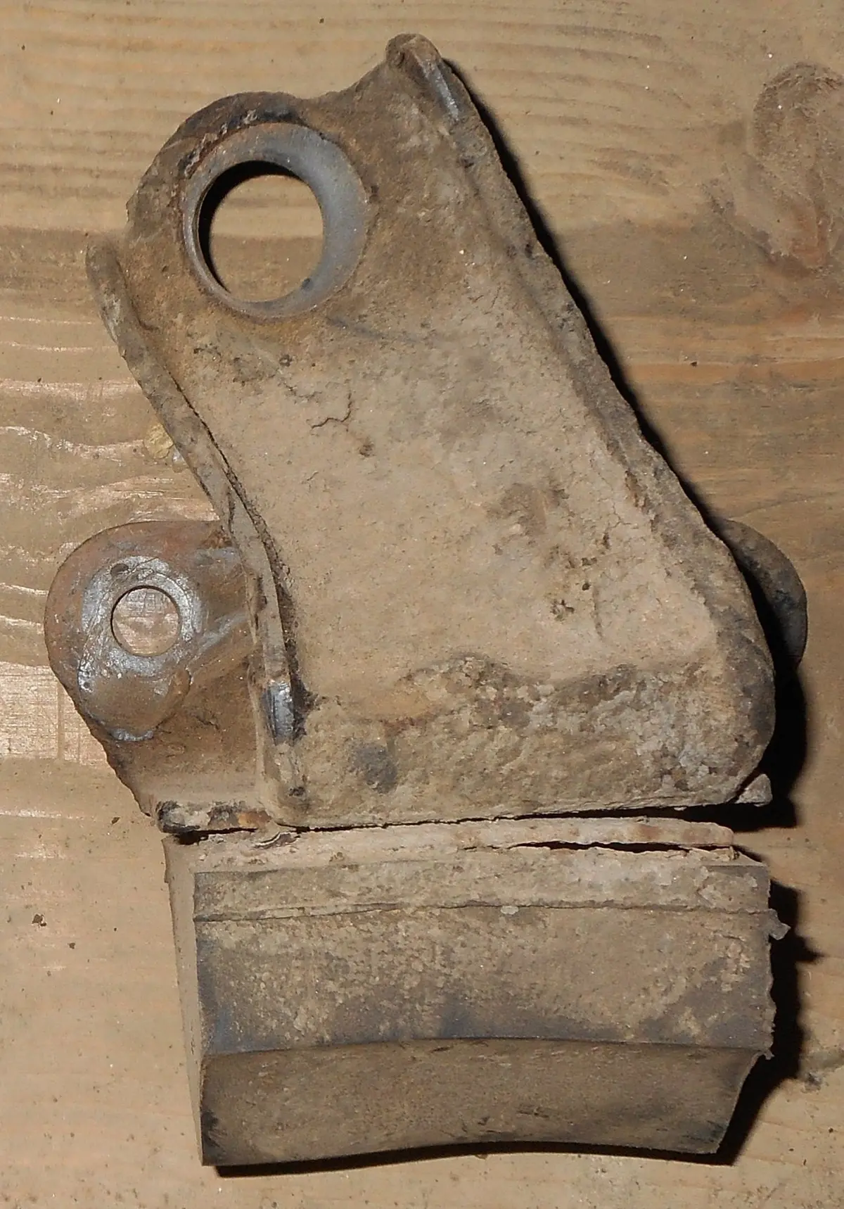 Rear Axle Stop, On Frame Rail, Left Used 68-69 Firebird 1